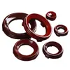 Calabaza Pequeña Natural Taibao Qi Mai Venta al por Mayor Artesanías de Madera Madera Maciza Bola de Cristal Wenwan Soporte para Calabaza Grande Base Roja