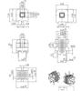UU9.8 transformador de alta frequência 4 slot esqueleto horizontal 2+2 pernas BOBBIN