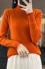 Suministrado Directamente por el Fabricante, Suéteres de Organza con Diseño de Cuello Semi Alto, Tejidos Elegantes para Otoño e Invierno, Ropa Interior de Nicho, Soporte para Venta al por Mayor Disponible