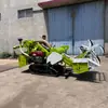 Cosechadora Combinada Pequeña Tipo Oruga para Uso Doméstico con 25 Caballos de Fuerza, Maquinaria Integrada de Cosecha, Trilla y Cribado para Arroz y Trigo