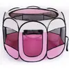 Fabricantes suministro tienda para mascotas octagonal valla para mascotas tela Oxford exterior nido para gatos resistente a los arañazos plegable jaula para perros tienda