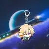Honkai: Chaveiro Acrílico de Mercadoria Star Rail - Xiah Die, Yin Yue, Liuying, Bosha, Pingente Jinhuohuo