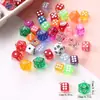Dado de 20 caras en stock Digital Sólido Transparente Catorce/Veinte Caras Joyería Colgante Hecho a Mano DIY