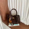 Bolso cubo de gran capacidad de diseño nicho coreano para mujer, moda simple, bolso de hombro único, bolso de mano, bolso cruzado
