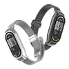 Adecuado para Correa Xiaomi Mi Band 11 Hebilla Magnética Acero Inoxidable Milanés Liberación Rápida Caja de Metal Xiaomi Mi Band 10/9/8