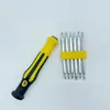 Juego de Destornilladores de Forma Especial 12 en 1, Destornillador Universal Magnético Multifuncional para el Hogar, Destornillador Torx de Doble Punta