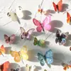 Adesivo de Parede Estéreo 3D Borboleta Cobertura de Manchas Adesivo de Parede à Prova de Umidade Decoração de Quarto