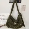 510172 Nova Bolsa Transversal de Pelúcia Coração Outono e Inverno Sacola de Compras Sacola de Compras Bolsa Transversal de Ombro Lona Grande Capacidade