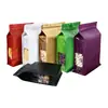 Bolsa de Aluminio Colorida de Ocho Lados con Cierre Lateral, Bolsa Auto-Sellante, Bolsa de Empaque Universal para Té, Café, Nueces y Frutas Secas