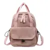 Mochila Leve para o Dia a Dia de Estudantes Universitários, Novo Estilo Japonês Feminino de Veludo Cotelê Versátil Mochila Casual Diária