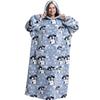 Moletom Manta, Moletom Manta Vestível, Pulôver Quente Oversized, Moletom Preguiçoso, Estilo Alongado