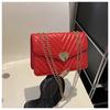 Bolsa feminina casual estilo ocidental 2023 outono novo estilo simples moda para deslocamento bolsa de ombro simples bolsa transversal bolsa de mão pequena bolsa quadrada