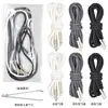Moletom Capuz Cordão Calça Esportiva Cordão de Cintura Cinto Cadarço Decorativo Cordão Redondo Sólido Ponta de Metal Acessórios de Vestuário Clássicos