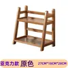 Prateleira de Armazenamento para Mesa de Escritório, Porta-Copos de Rattan de Múltiplas Camadas para Organizar Xícaras de Chá e Copos de Água, Prateleira de Exibição de Temperos para Cozinha