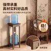 Novo suporte de flores estilo chinês, estante de chão para sala de estar, varanda e uso interno; não feito de madeira maciça; adequado para exibir plantas em vasos e bonsais de interior