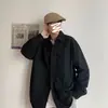 Camisa de trabajo de manga larga para hombre de comercio exterior transfronterizo del sudeste asiático, camisa chaqueta casual relajada versátil de moda estilo Hong Kong