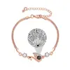 100 línguas eu te amo cisne pulseira de projeção zircão nova moda pulseira estilo coreano pulseira acessórios para mulheres