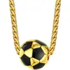 Collar Nuevo de Bola Transfronterizo Europeo y Americano 2024 Fútbol Baloncesto Voleibol Rugby Béisbol Collar de Moda Personalizado para Hombres