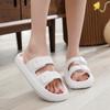 Venta al por mayor moda simple verano interior hogar exterior usar ligero femenino masculino color sólido chanclas antideslizantes sandalias de pareja