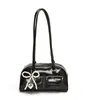 La popular bolsa de axila de este año para mujer, bolso de mano con lazo de cuentas nuevo de invierno 2024, bolso de hombro vintage para el trabajo
