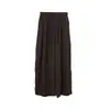 Pantalones Anchos de Pierna Suelta con Corte Tridimensional de Estilo Casual Ou Fan para Mujer, Verano Cintura Elástica Color Sólido Pantalones Casuales 11372