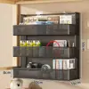 Estante de almacenamiento para dormitorio sin taladro para artículos pequeños y productos de cuidado de la piel, estante de almacenamiento de pared para literas