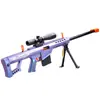 Pistola de Brinquedo de Bala Macia Lançador de Conchas Brinquedo para Menino Atirador de Elite Bala Macia Menino Parafuso Manual Brinquedo Barrett Stall Atacado