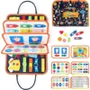 Placa de aprendizado de feltro personalizada para Amazon, placa de vestir, brinquedo educativo DIY para educação infantil, placa de atividades de feltro