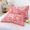 Toalla de almohada de algodón de gasa gruesa para adultos, resistente a la suciedad, cómoda y transpirable, para estudiantes, venta al por mayor