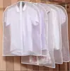 Transparente roupas capa de poeira saco de poeira não tecido terno casaco roupas saco de poeira de uma peça