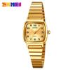 Reloj de Cuarzo Skmei para Mujer, Transfronterizo, Correa de Acero, Lujo Ligero, Cuadrado, Reloj de Pulsera de Cuarzo, Moderno, Resistente al Agua