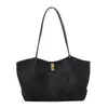 Bolso Melaleuca Retro Otoño Invierno Gran Capacidad Suede Mate Felpa Bolso Tote de Trabajo para Mujer Bolso de Viaje Transfronterizo