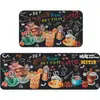 Felpudo Decorativo Navideño Transfronterizo Alfombra Larga de Cocina Absorbente de Aceite Felpudo Antideslizante Resistente a la Suciedad para Puerta para Pelo