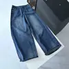 Mercadorias de Qualidade de Treze Fileiras! Jeans Feminino Vintage Outono 2026 de Cintura Alta Emagrecedor Comprimento Total