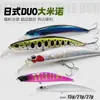 Nuevo Señuelo Minnow Hundimiento Largo Alcance Estilo Japonés Dúo 16g 20g 27g Pesca de Agua Dulce y Marina para Lubina Venta al por Mayor