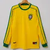 Camiseta Retro de Brasil Local y Visitante Five-Star 980204 Edición Especial Versión Fan Selección Nacional Versión Tailandesa