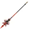 Modelo Personalizado de Periférico de Juego Original Servant Alechino Arma Especial Guadaña Forma de Luna Roja Artesanías de Metal Cos