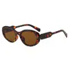 Nuevas Gafas Retro Ovaladas de Marco Pequeño Gafas de Sol de Moda Callejera Transfronterizas Europeas y Americanas Personalidad Unisex Gafas de Sol de Celebridad de Internet