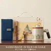 Caneca de Cerâmica para Escritório Modelo Novo 2026 Caneca de Chá para Casa com Tampa e Filtro para Separação de Chá e Água, Personalizável