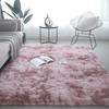 Alfombra Estampada Tie-Dye Fabricante Venta al por Mayor Degradado Seda Lana Sala de Estar Sofá Alfombra Dormitorio Cabecera Felpa Felpa Piso