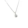 Collar Colgante de Cuenta de Cristal Blanco Transparente Hielo para Mujer 2026 Nuevo Estilo Lujo Ligero Nicho Simple Versátil Temperamento Cadena para Clavícula