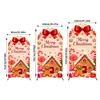 Decoración de Foto de Portada de Arco Navideño Cubierta de Tela Elástica de Seda de Leche Engrosada Cubierta de Puerta de Arco Personalizada para Fiesta Festiva