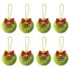 2026 Natal Bolas Coloridas de Pelo Falso de Coelho DIY Enfeites de Decoração para Árvore de Natal Feriado Bola de Pelúcia Transfronteiriça Novo Produto