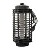 Matamosquitos Eléctrico Transfronterizo Matamosquitos de Descarga Eléctrica Repelente de Mosquitos de Luz y Sonido para el Hogar Enchufable Lámpara Repelente de Mosquitos Electrónica Portátil Rey Kong Negro