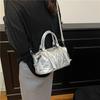 Bolsa Plissada de Nicho de Luxo para Mulheres 2025 Nova Versátil Moda Bolsa de Ombro Transversal Bolsa de Mão Estilo Coreano Bolsa Almofada