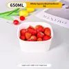 Lancheiras descartáveis, a partir de 300 unidades, caixas de embalagem em papel kraft, tigelas para saladas leves, marmitas para frutas, caixas para piquenique com sushi, lancheiras de papel para camping.