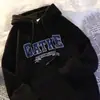 Moletom com Capuz Americano Pesado Masculino Outono e Inverno Forrado com Lã Espessado Solto Oversize Casal Casual Jaqueta Esportiva