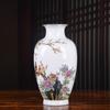 Jarrón de cerámica de Jingdezhen pastel Porcelana de pared delgada flores y pájaros Estilo chino hogar sala de estar decoraciones para arreglos florales adornos para el porche