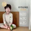 Conjunto de Pijama de Seda Ecológica para Niños Verano Delgado Color Sólido Manga Tres Cuartos Ropa de Casa para Niños y Niñas, Traje de Aire Acondicionado para Niños Mayores