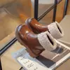 Botas de Algodón para Niñas 2025 Invierno Nuevas Botas de Algodón Cálidas de Terciopelo para Niños Botas de Princesa de Moda de Suela Blanda para Niñas